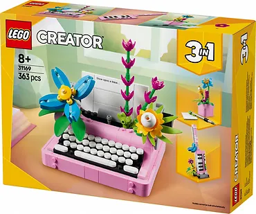 LEGO Klocki Creator 31169 Maszyna do pisania z kwiatami