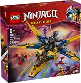 LEGO Klocki Ninjago 71833 Ras i burzowy superodrzutowiec Arina