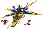 LEGO Klocki Ninjago 71833 Ras i burzowy superodrzutowiec Arina