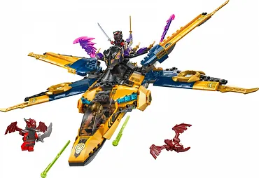 LEGO Klocki Ninjago 71833 Ras i burzowy superodrzutowiec Arina