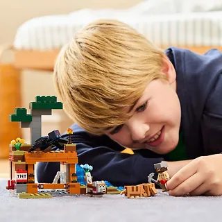 LEGO Klocki Minecraft 21269 Wyprawa do pancernikowej kopalni