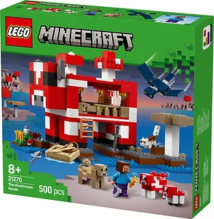 LEGO Klocki Minecraft 21270 Dom grzybowej krowy