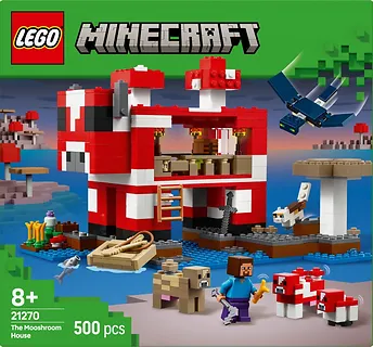 LEGO Klocki Minecraft 21270 Dom grzybowej krowy