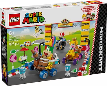 LEGO Klocki Super Mario 72036 Mario Kart - Zestaw Baby Peach i Grand Prix