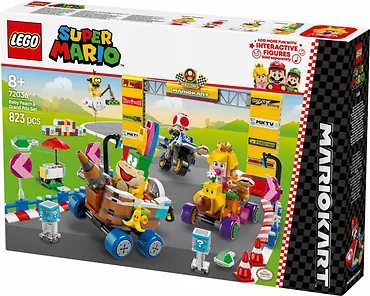 LEGO Klocki Super Mario 72036 Mario Kart - Zestaw Baby Peach i Grand Prix