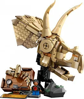 LEGO Klocki Jurassic World 76969 Szkielety dinozaurów: czaszka triceratopsa