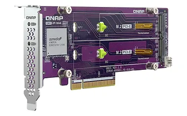 QNAP Karta rozszerzeń QM2-2P-384A Dual M.2 PCIe SSD