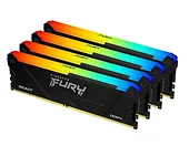 Kingston Pamięć DDR4 Fury Beast    RGB  32GB(4* 8GB)/3200  CL16