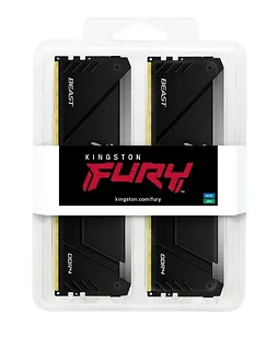 Kingston Pamięć DDR4 Fury Beast    RGB  32GB(4* 8GB)/3200  CL16