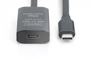 Digitus Kabel przedłużający aktywny USB-C - USB-C, USB 3.2 Gen1, 5Gbps, 5m