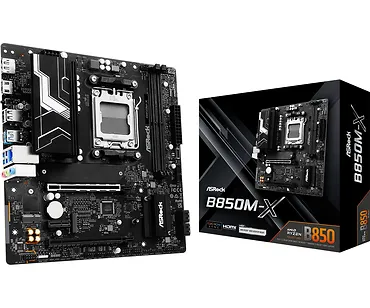 ASRock Płyta główna B850M-X AM5 2DDR5 M.2 USBC mATX