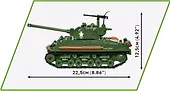 Cobi Klocki Klocki Sherman M4A2E8 865 klocków