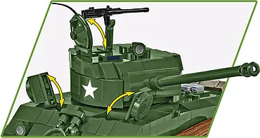 Cobi Klocki Klocki Sherman M4A2E8 865 klocków