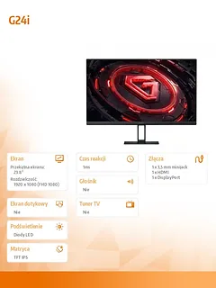 XIAOMI Monitor gamingowy G24i