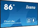 IIYAMA Monitor 86 cali LH8664UHS-B2AG,24/7,IPS,ANDROID.11,4K,3xHDMI,RJ45,    2xUSB,WiFi