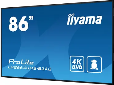 IIYAMA Monitor 86 cali LH8664UHS-B2AG,24/7,IPS,ANDROID.11,4K,3xHDMI,RJ45,    2xUSB,WiFi