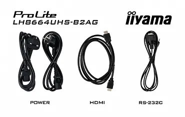 IIYAMA Monitor 86 cali LH8664UHS-B2AG,24/7,IPS,ANDROID.11,4K,3xHDMI,RJ45,    2xUSB,WiFi