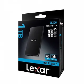 Lexar Dysk SSD SL300 1TB USB 3.2 Gen2 1050/1000MB/s