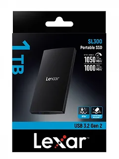 Lexar Dysk SSD SL300 1TB USB 3.2 Gen2 1050/1000MB/s