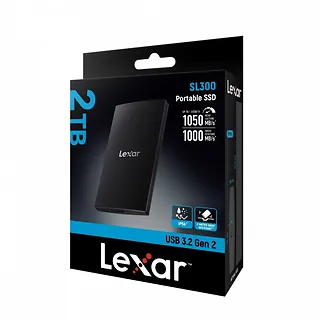 Lexar Dysk SSD SL300 2TB USB 3.2 Gen2 1050/1000MB/s