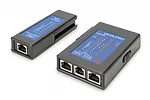 Digitus Tester kabli sieciowych i komunikacyjnych LED, kat.5e-kat.6A, (RJ45, RJ12, RJ11), Auto-Scan z PoE