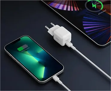 AUKEY Ładowarka sieciowa PA-B1L White Omnia II Mini1xUSB-C PowerDelivery 30W 5A