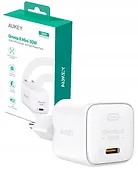 AUKEY Ładowarka sieciowa PA-B1L White Omnia II Mini1xUSB-C PowerDelivery 30W 5A