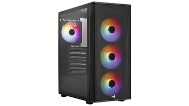 AeroCool Obudowa Designer Czarna Mid Tower RGB v1