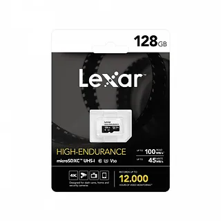 Lexar Karta microSD 128GB C10 A1 U3 V10 100/45MB/s CL10 adapter