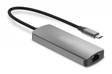 Digitus Przedłużacz/Extender USB-C - HDMI 30m po skrętce Cat.6 4K120Hz HDCP 2.3 (zestaw)