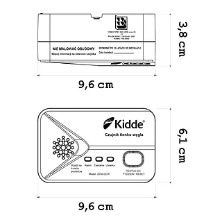 KIDDE Czujnik tlenku węgla KID-2030DCR