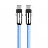 TB Kabel 2w1 USB C smycz 1m błękitny