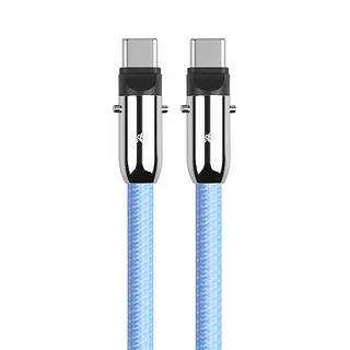 TB Kabel 2w1 USB C smycz 1m błękitny