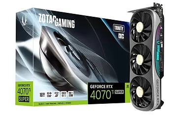 ZOTAC Karta graficzna GeForce RTX 4070 Ti SUPER TRINITY OC 16GB GDDR6X 256bit