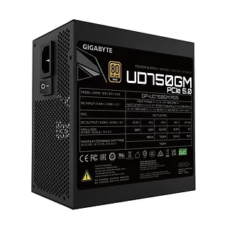 Gigabyte Zasilacz UD750GM PG5 750W 80PLUS GOLD ATX