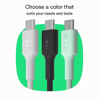 Green Cell Kabel USB-C-USB-C PowerStream 100W oplot 1,2m zielony