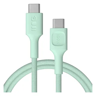 Green Cell Kabel USB-C-USB-C PowerStream 100W oplot 1,2m zielony