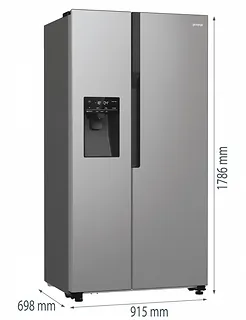 Gorenje Chłodziarko-zamrażarka NRR9185ESXL Side by Side