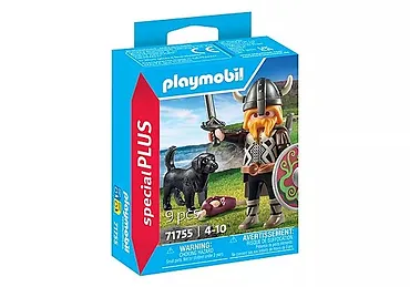 Playmobil Zestaw Special Plus 71755 Wiking z psem stróżującym