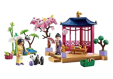 Playmobil Zestaw My Life 71762 Azjatycki ogród z pandą