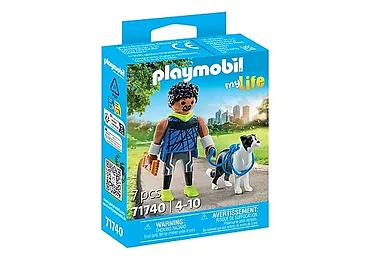 Playmobil My Life 71740 Biegacz z border collie