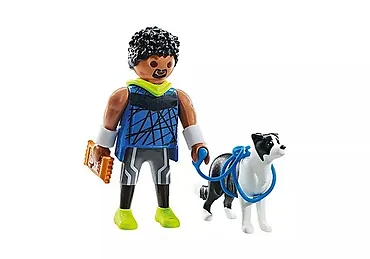 Playmobil My Life 71740 Biegacz z border collie