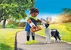 Playmobil My Life 71740 Biegacz z border collie