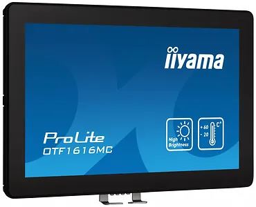 IIYAMA Monitor 16 cali OTF1616MC-B1, VA,poj.10pkt.1100cd,IP65, outdoor, VGA,HDMI,DP,RJ45