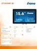 IIYAMA Monitor 16 cali OTF1616MC-B1, VA,poj.10pkt.1100cd,IP65, outdoor, VGA,HDMI,DP,RJ45