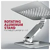 AXAGON STND-LR Podstawa do laptopów aluminiowa 10-16" regulowane kąty nachylenia, obrót o 360 stopni