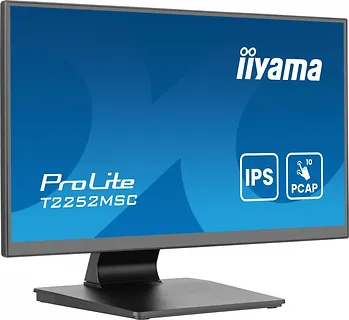 IIYAMA Monitor 22 cale T2252MSC-B2AG 10 PKT. POJ,IPS,HDMI,DP,2x1W,7H,2xUSB,  AG-(Anti Glare)