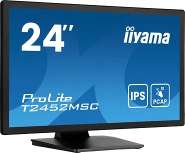 IIYAMA Monitor 24 cale T2452MSC-B1AG 10 PKT. POJ,IPS,HDMI,DP,2x1W,7H,2xUSB,  400cd/m2,AG-(Anti Glare)