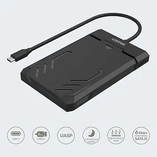 Unitek Obudowa USB-C HDD/SSD SATA UASP 5Gbps/ Y-3036A