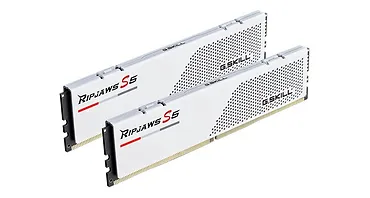 G.SKILL PC DDR5 32GB (2x16GB) Ripjaws S5 5200MHz CL40 XMP3 Biały